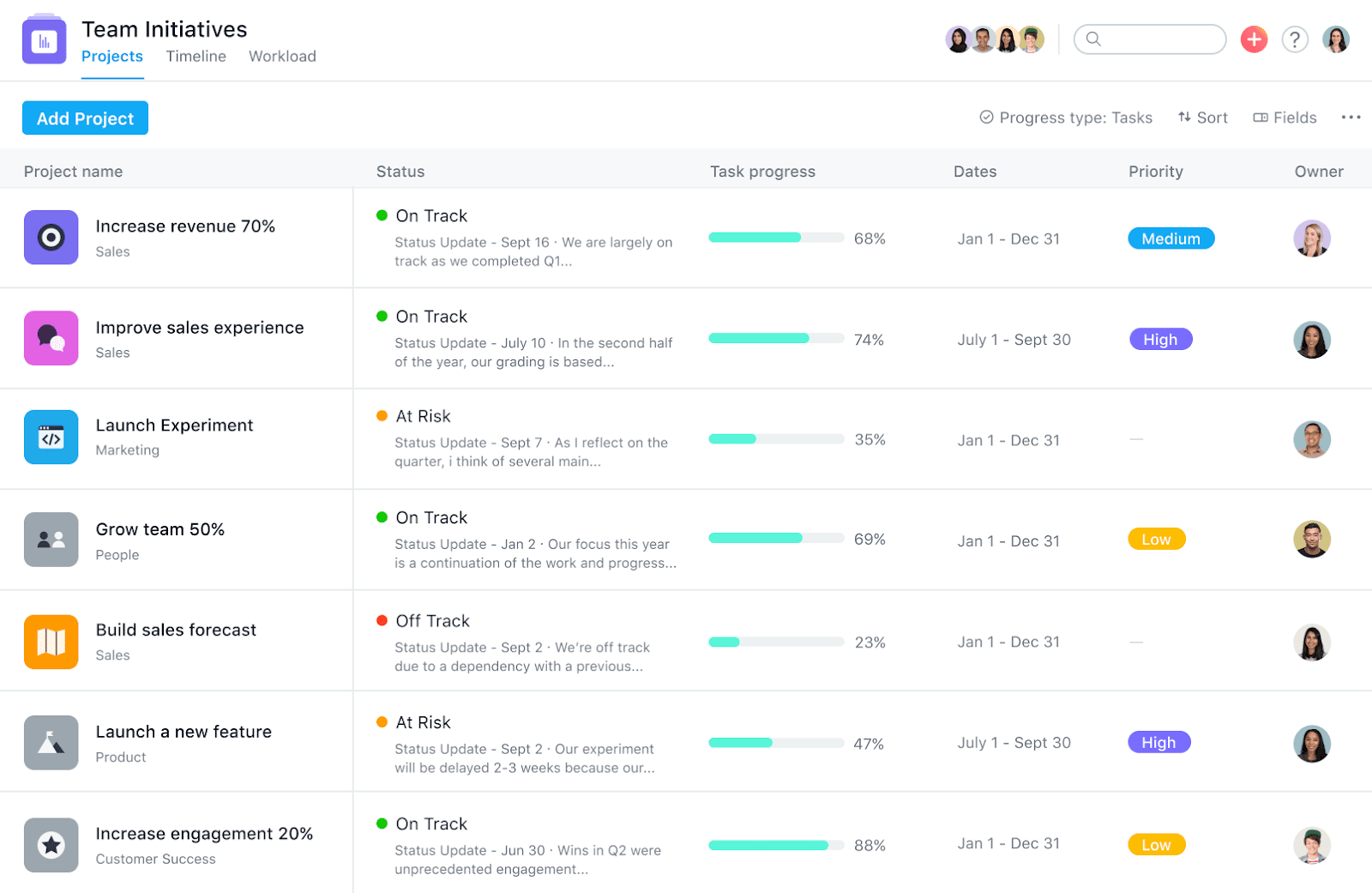 Asana Task Management