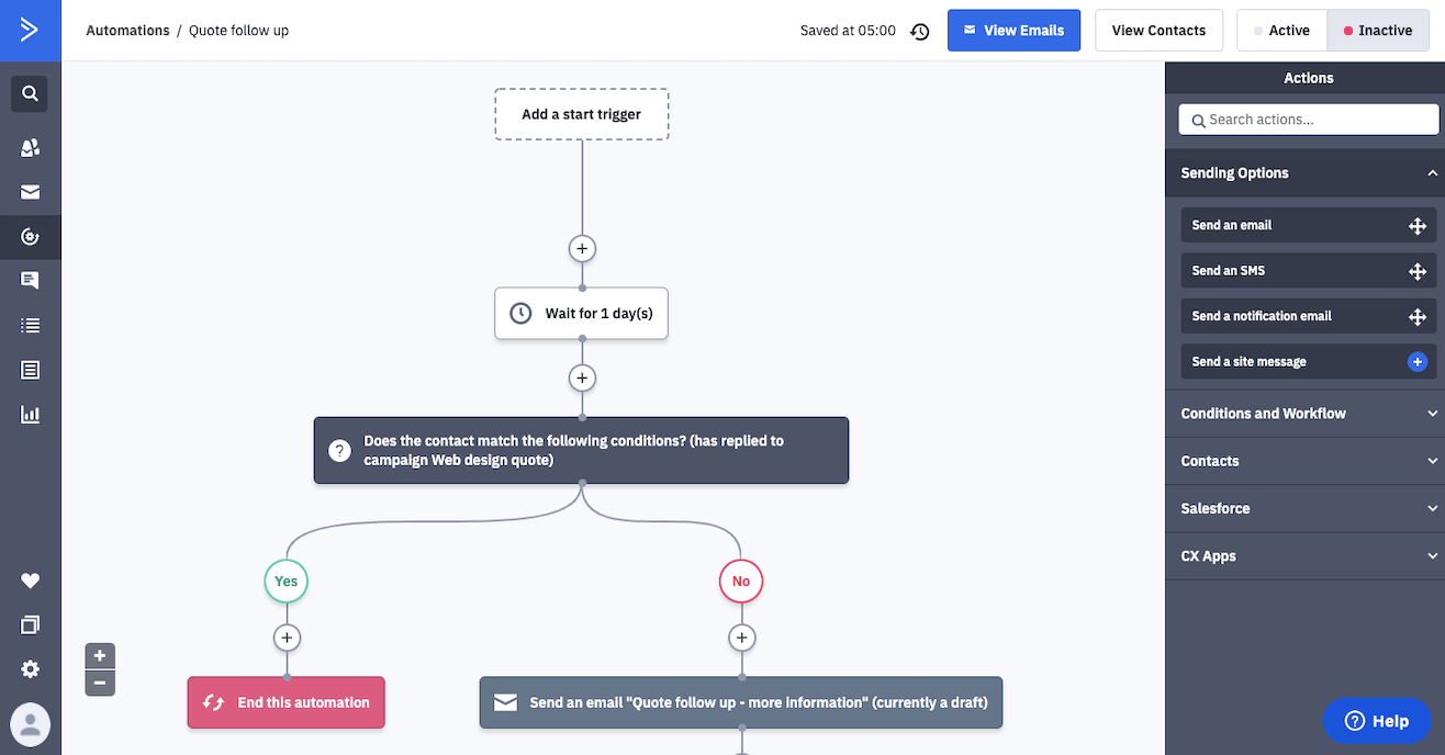 ActiveCampaign email automations