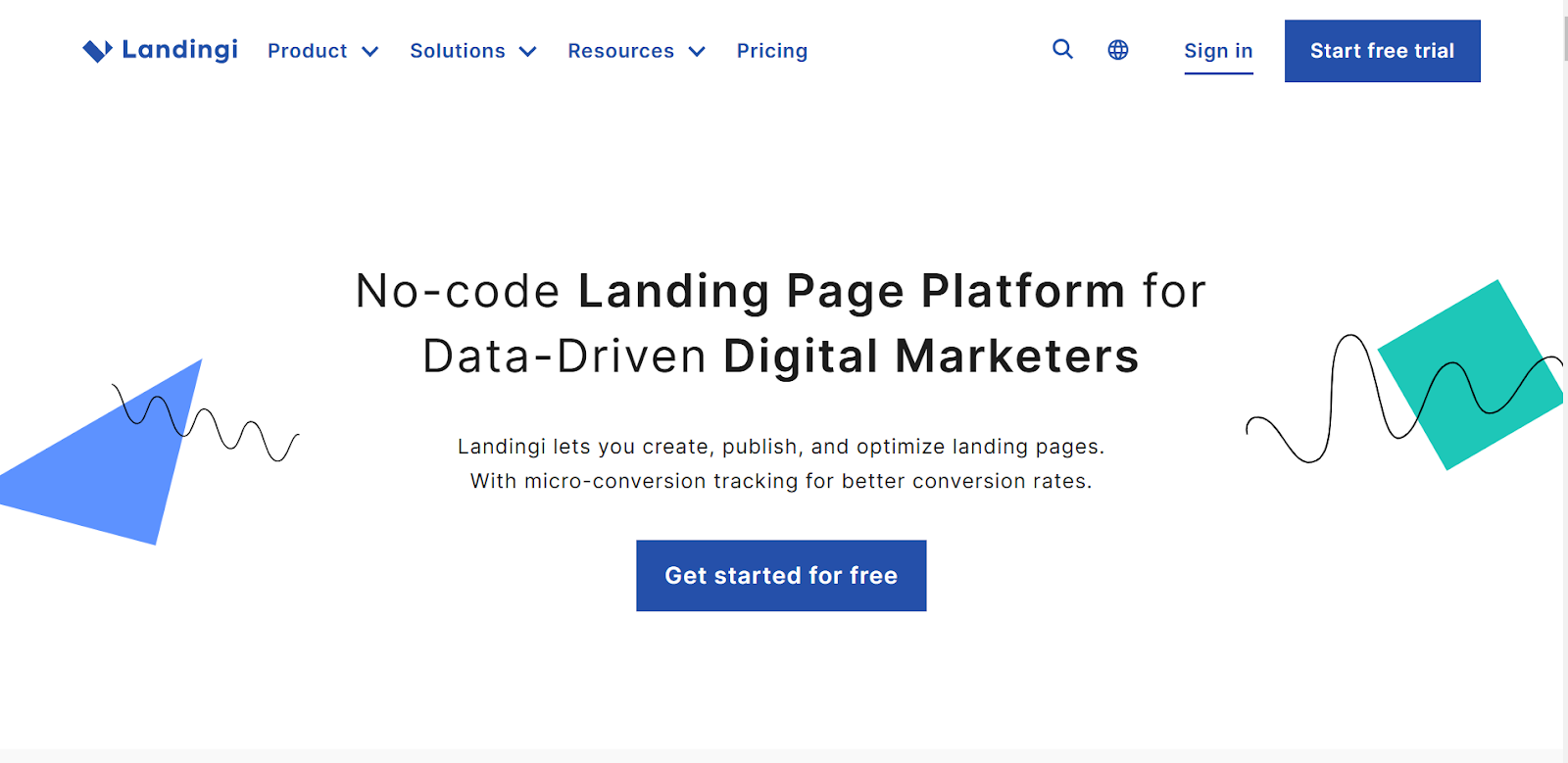 Landingi Homepage