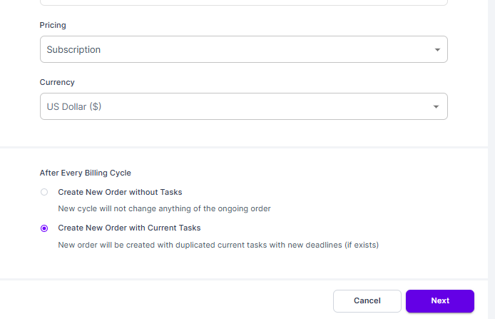 Agency handy pricing method