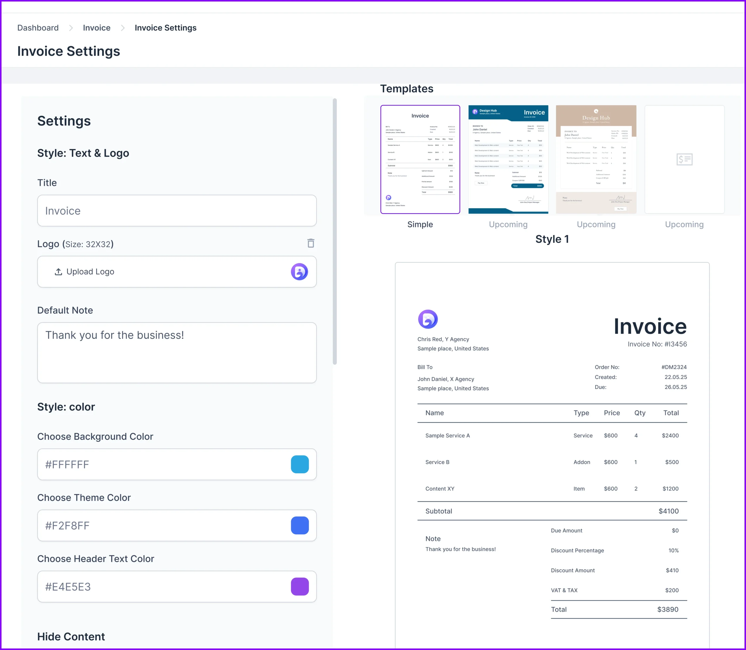 Agency Handy Invoice Agency Handy Invoice