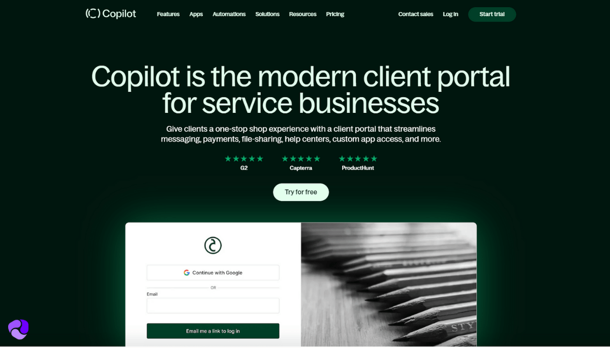 Copilot HomePage Copilot HomePage