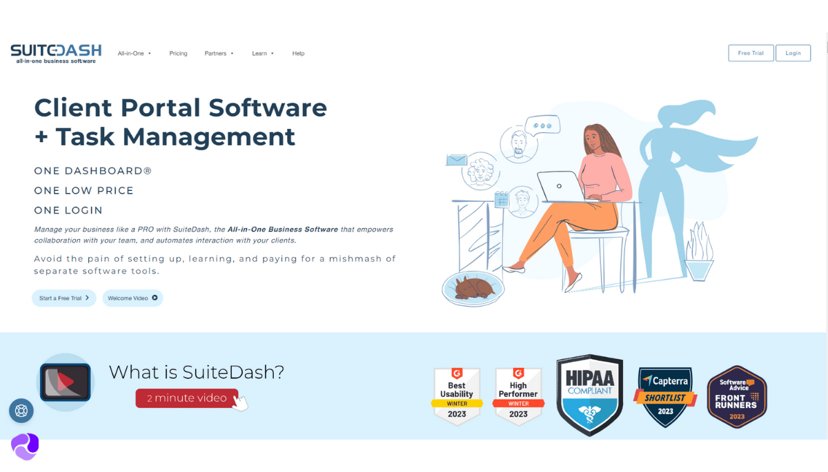 SuiteDash HomePage SuiteDash HomePage