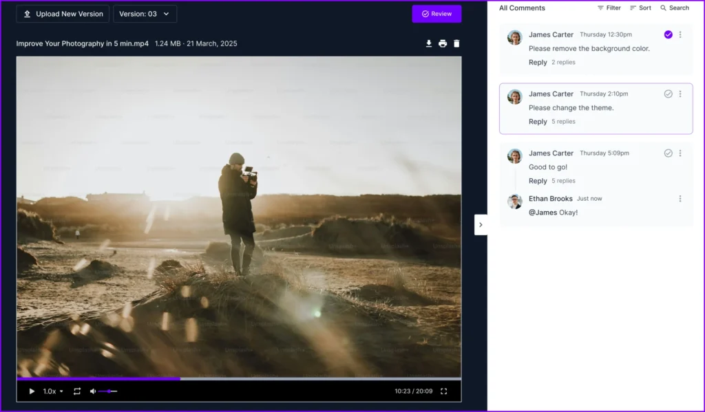 Agency handy File Feedback