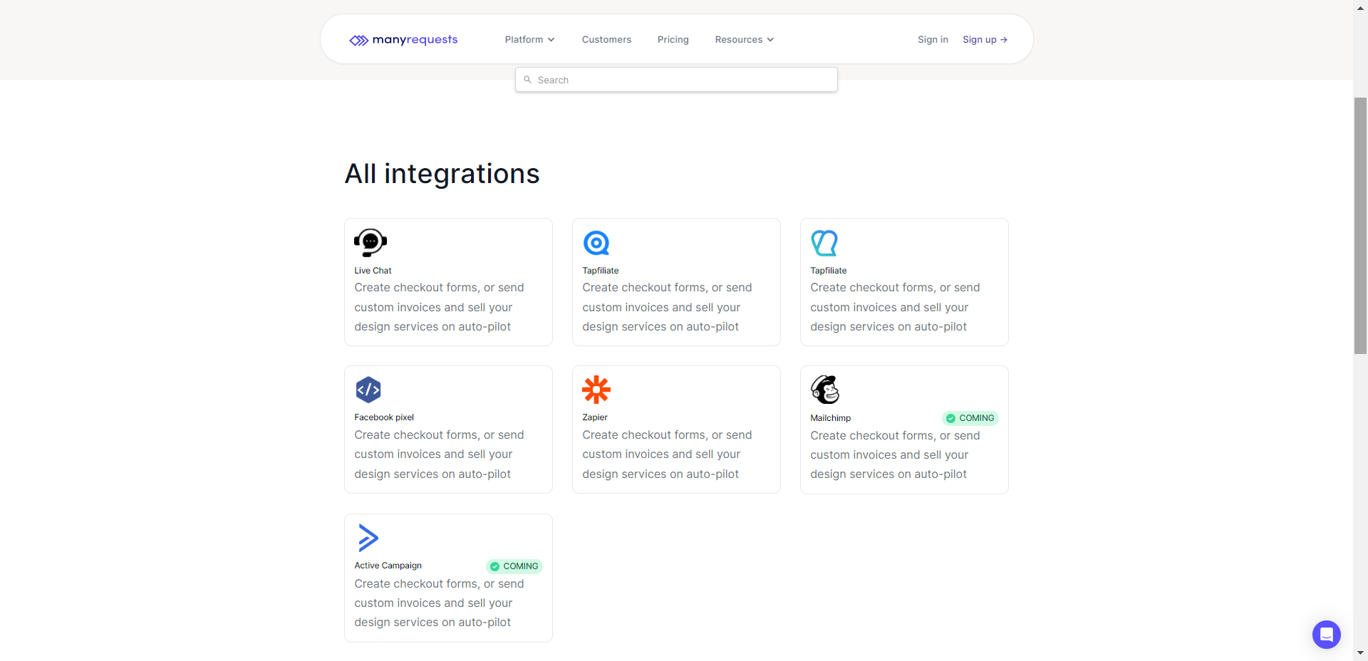 Integrations