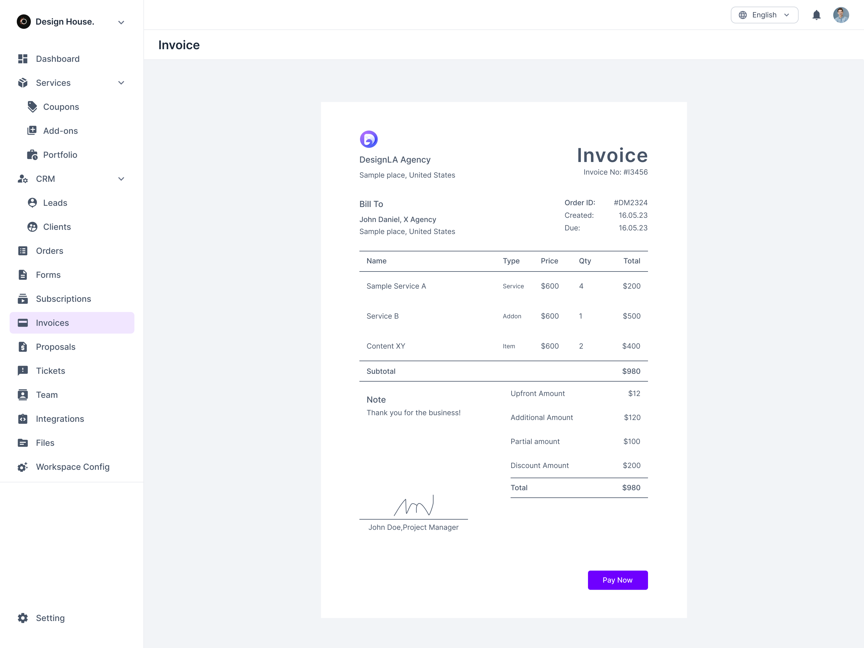 Agency handy Invoice Review