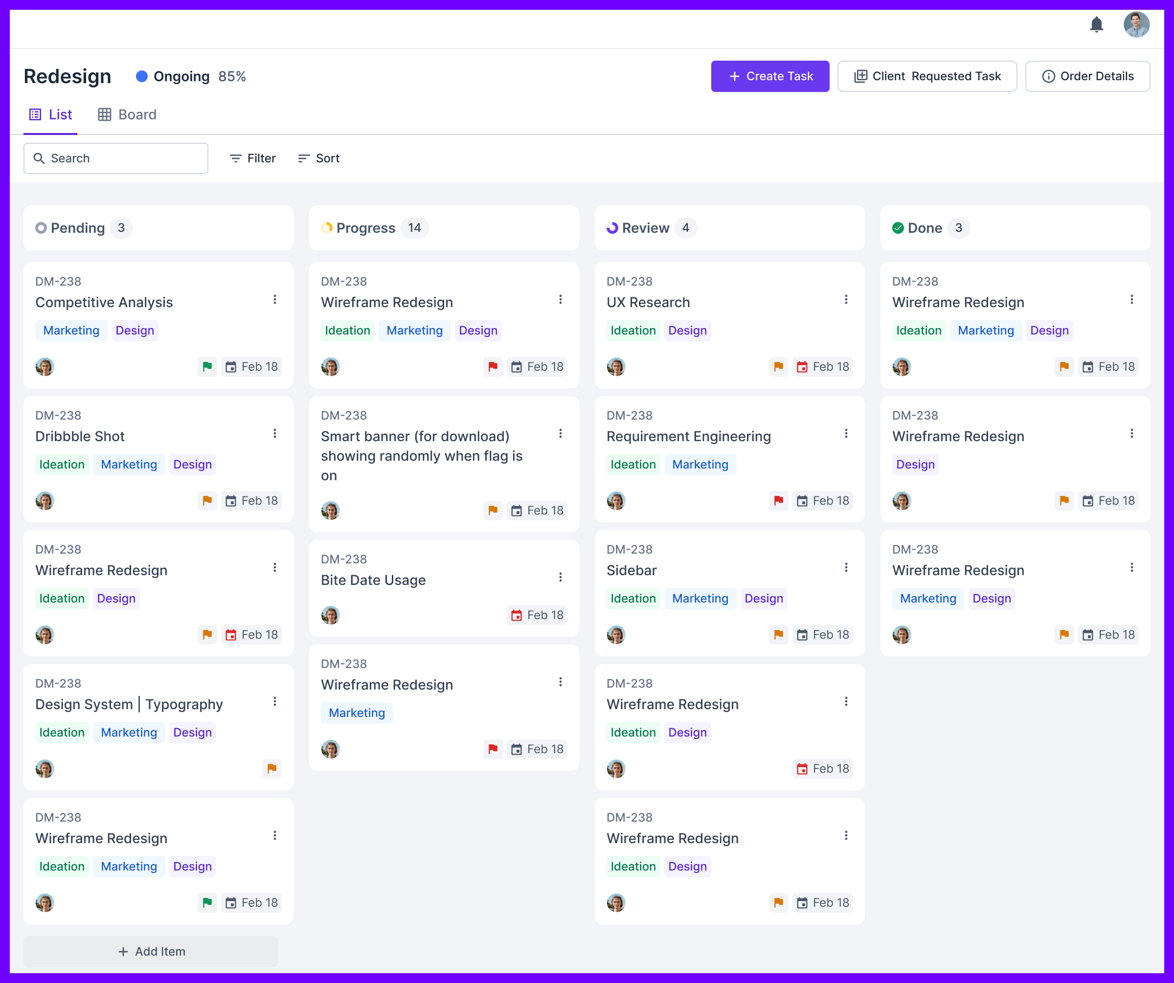 Agency Handy Task Board View Agency Handy Task Board View