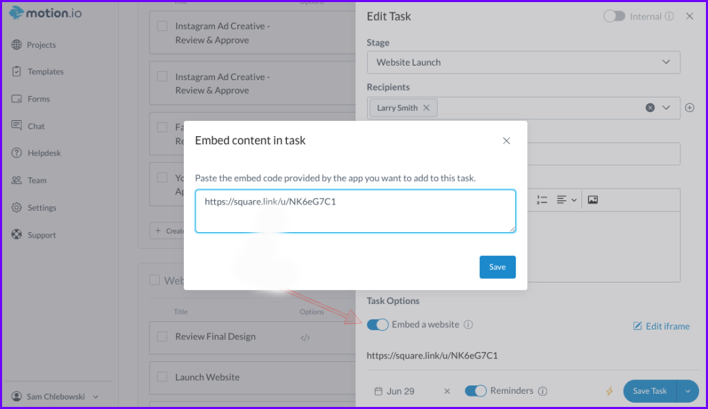 Add Payment Links