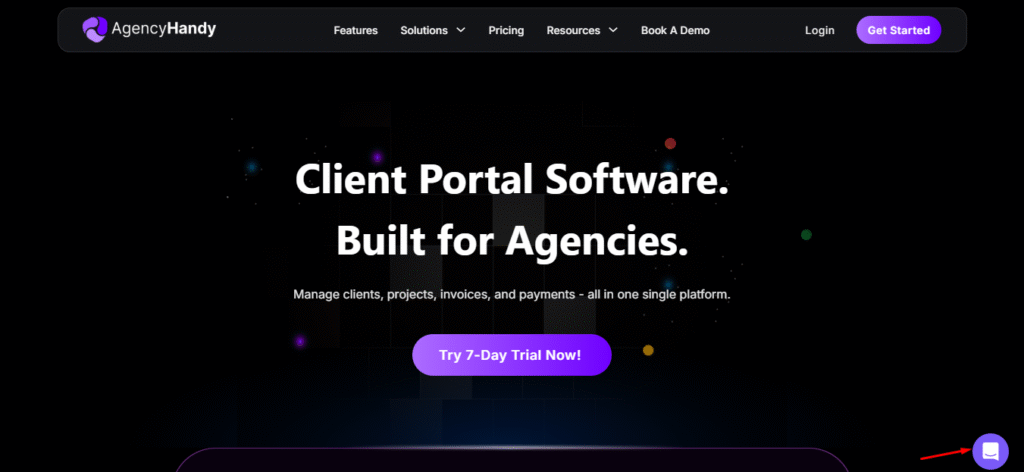 Agency Handy’s Live Chat Assistant