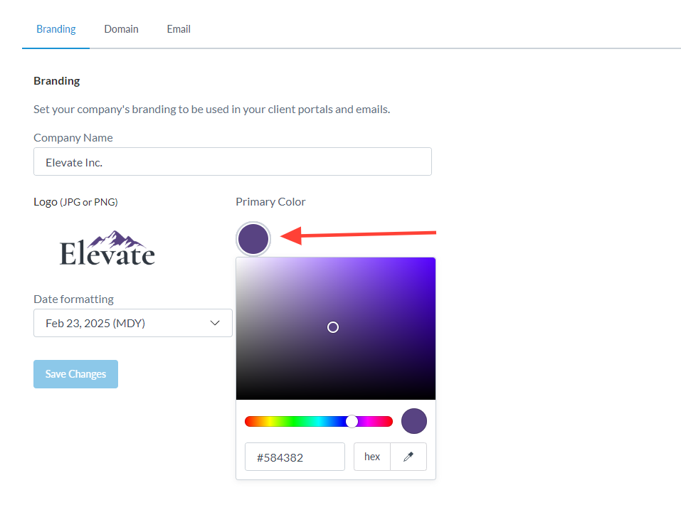 Motion io Branding
