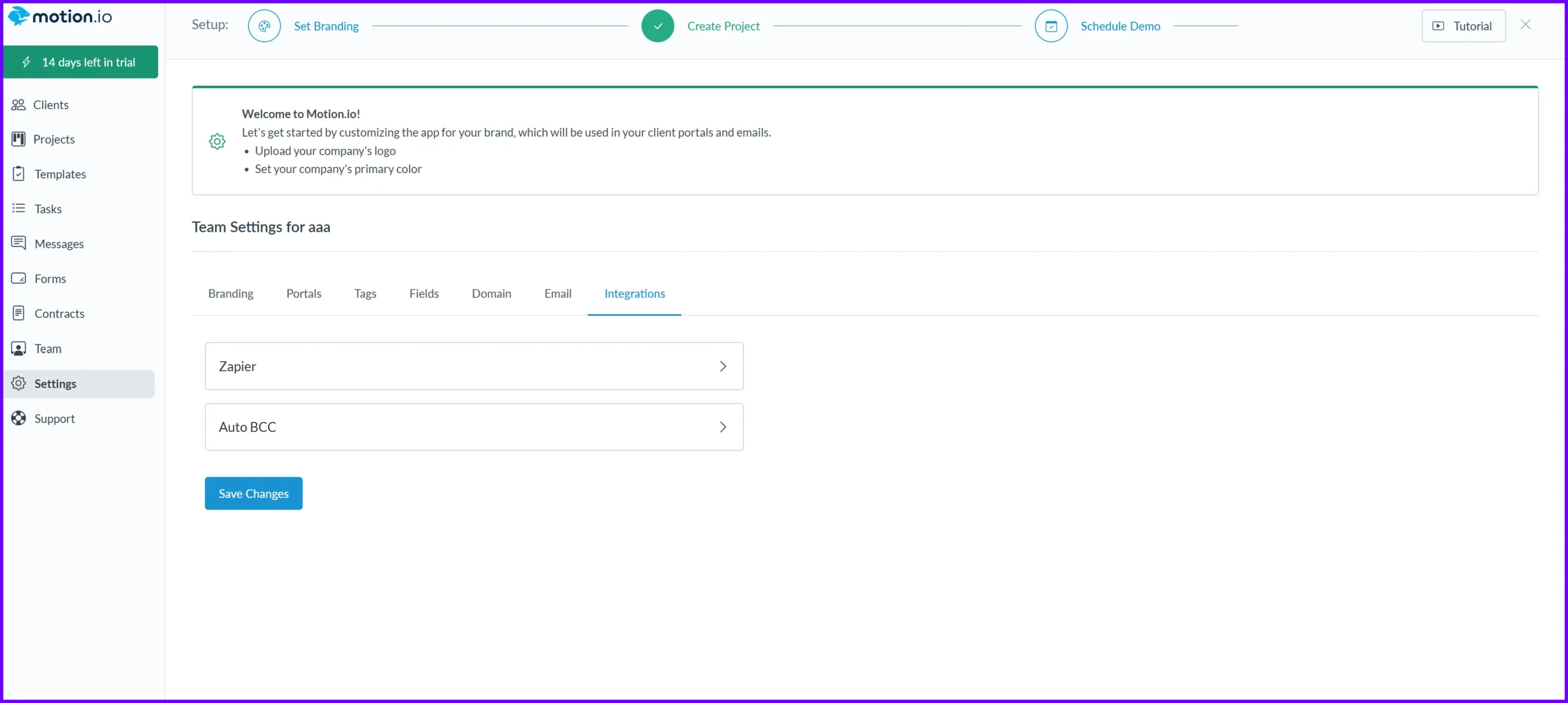Zapier integration