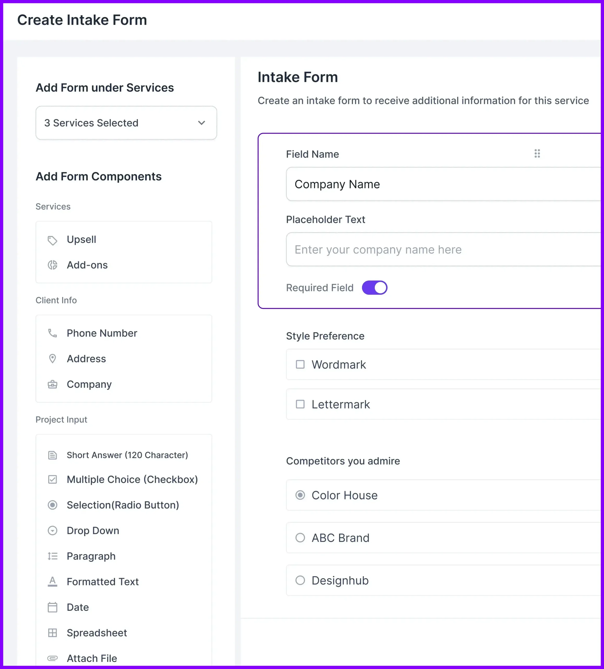 Intake Form