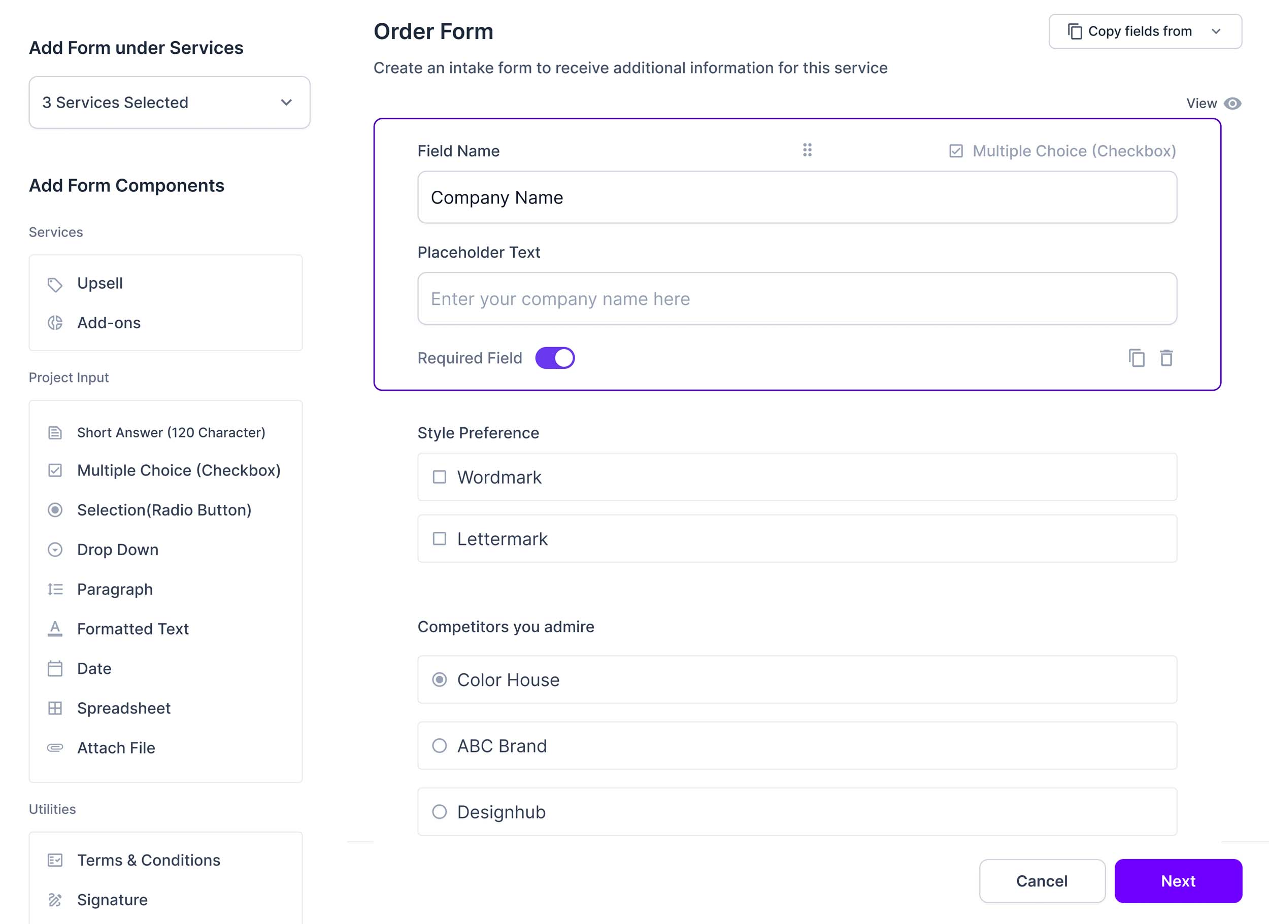Order Form