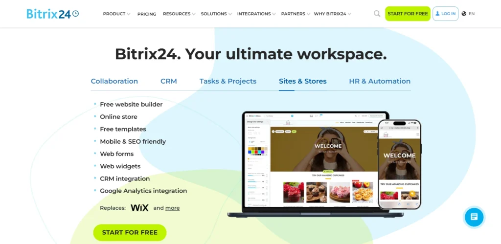 Bitrix24 Homepage