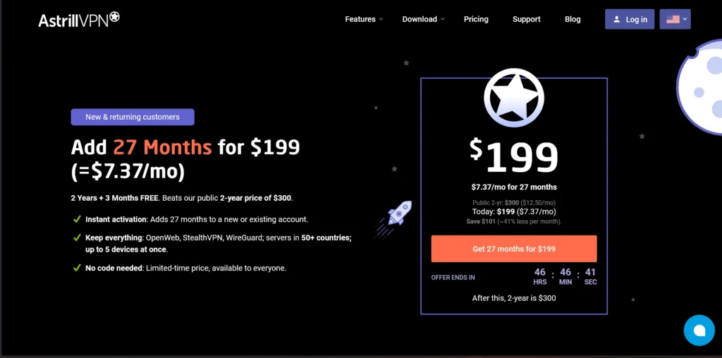 AstrillVPN Black Friday