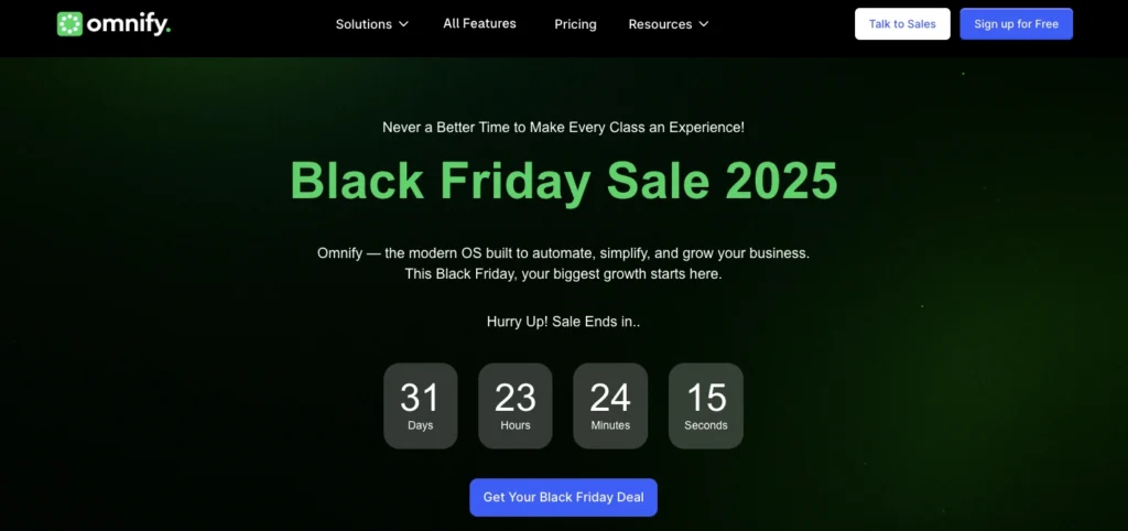 Omnify Black Friday