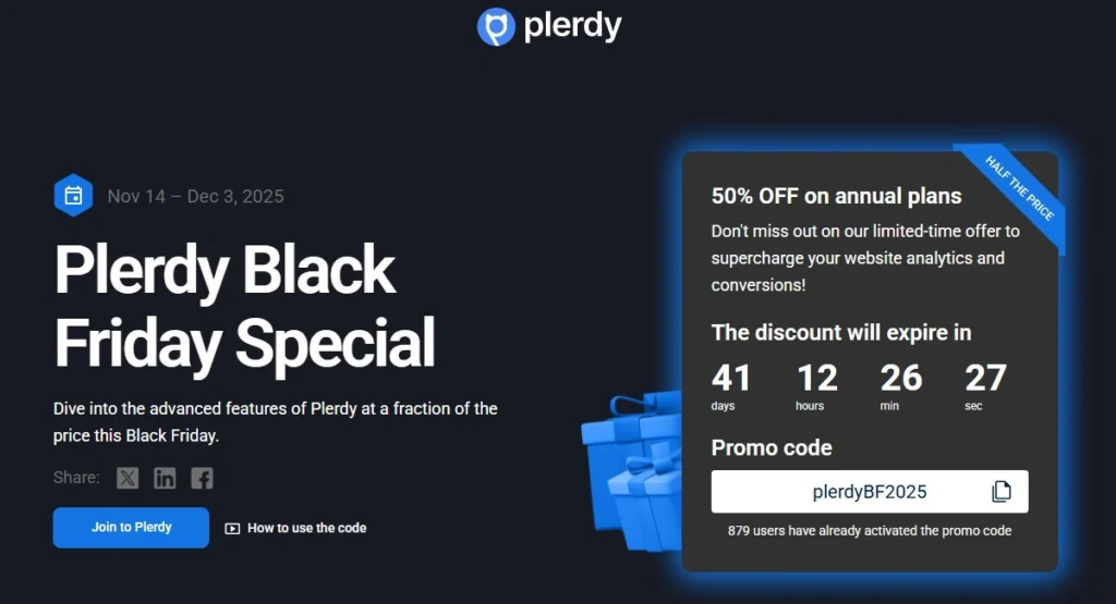 Plerdy Black Friday